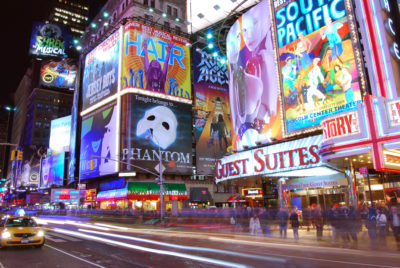 Times Square photo courtesy of Wikimedia.