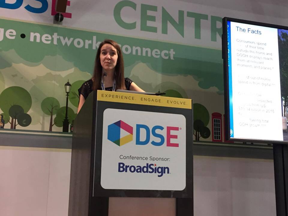 Stephanie Gutnik, director of Business Development at BroadSign International.