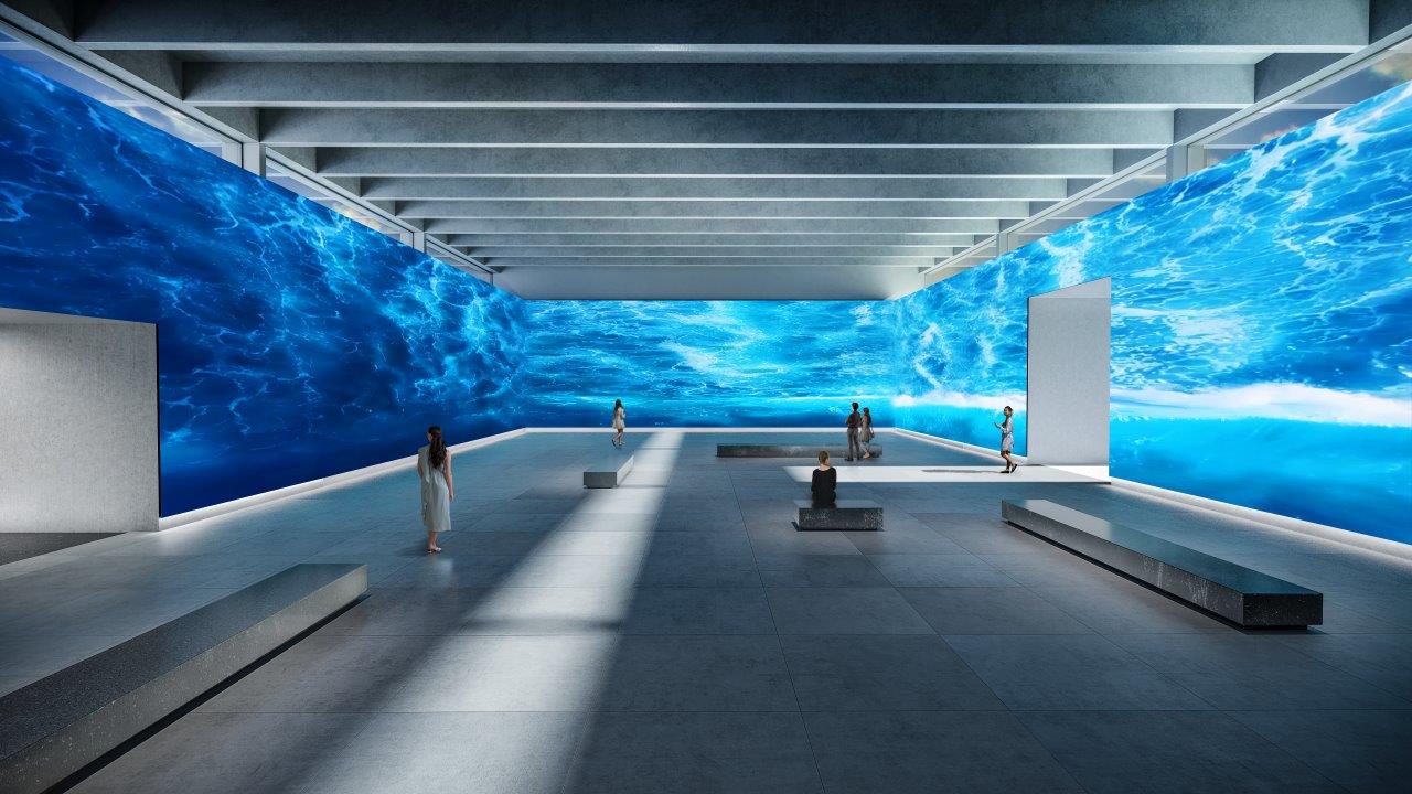 Crystal LED Museum application